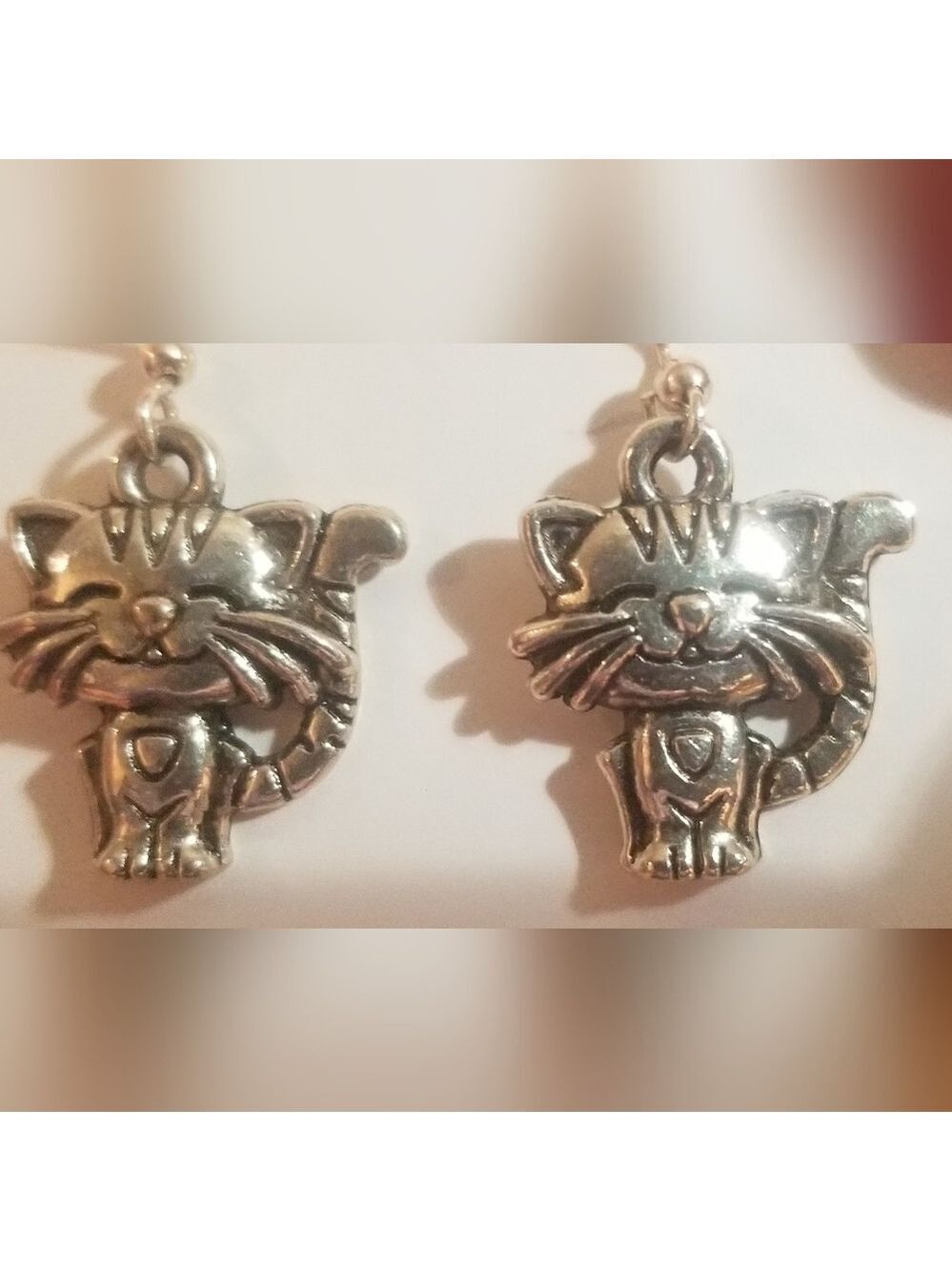 Earrings SMILING Kitty - Picture 2 of 4